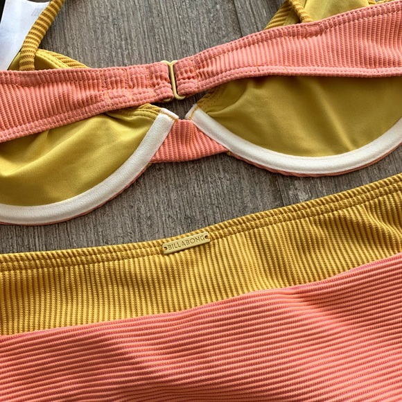 🔥🔥BILLABONG - HI LIFE PANELED BRA UNDERWIRE MAUI BIKINI SET🔥🔥 - Picture 7 of 7